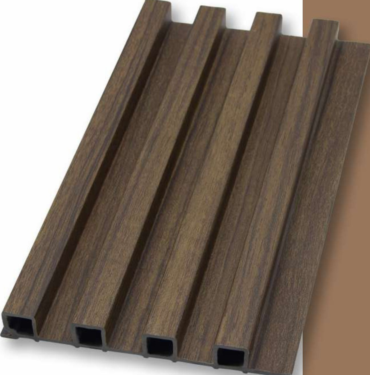 WPC Louvers Wall Panel, 6 inches x 9.5 feet, Thickness: 23 mm