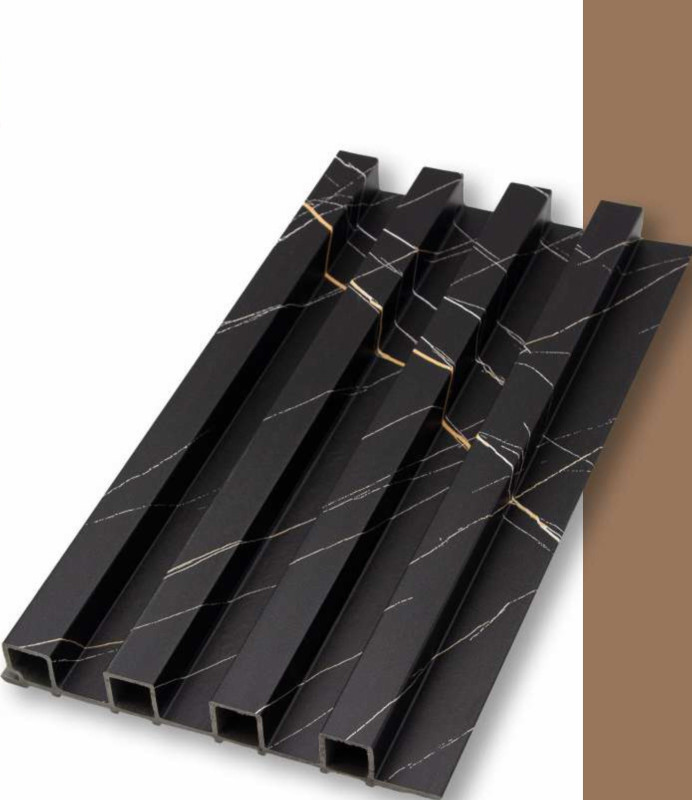 WPC Louvers Wall Panel, 6 inches x 9.5 feet, Thickness: 23 mm