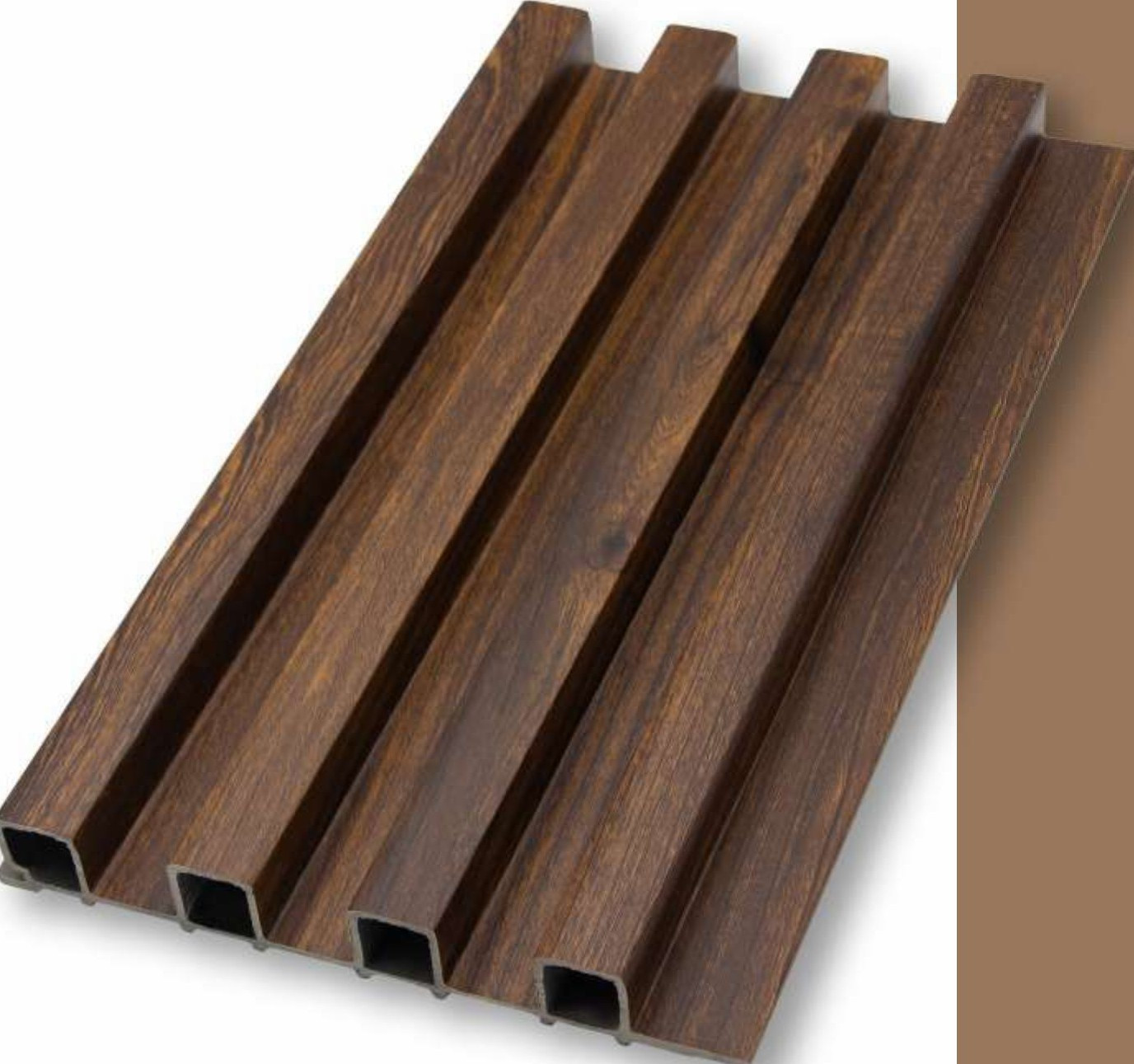 WPC Louvers Wall Panel, 6 inches x 9.5 feet, Thickness: 23 mm