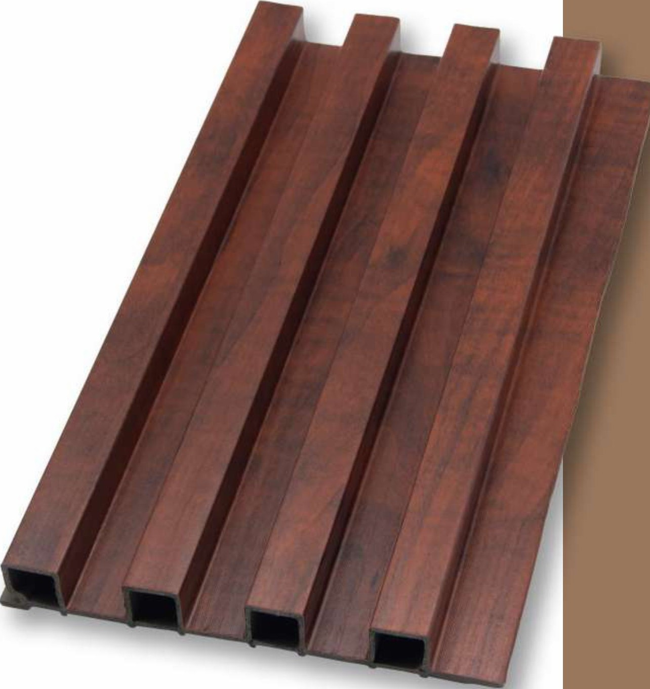 WPC Louvers Wall Panel, 6 inches x 9.5 feet, Thickness: 23 mm